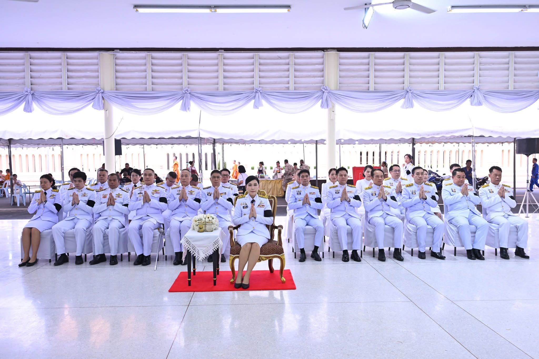 title - ส.ป.ก.นครปฐม เข้าร่วมพิธีเจริญพระพุทธมนต์ และทำบุญตักบาตรถวายพระราชกุศลแด่ สมเด็จพระนางเจ้าสิริกิติ์ พระบรมราชินีนาถ พระบรมราชชนนีพันปีหลวง เนื่องในโอกาสวันคล้ายวันพระราชสมภพ และวันแม่แห่งชาติ 12 สิงหาคม 2569